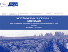 Tablet Screenshot of france-valley.com